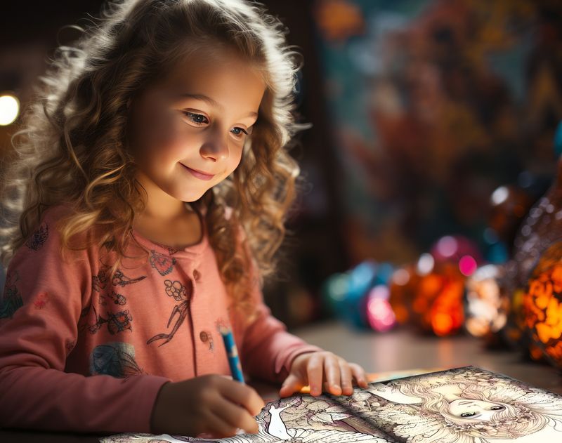 Child colouring